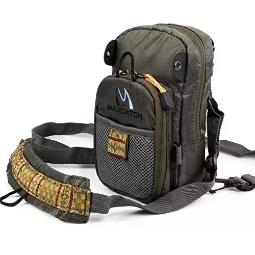 M MAXIMUMCATCH Maxcatch Fly Fishing Chest Bag Lightweight Chest Pack
